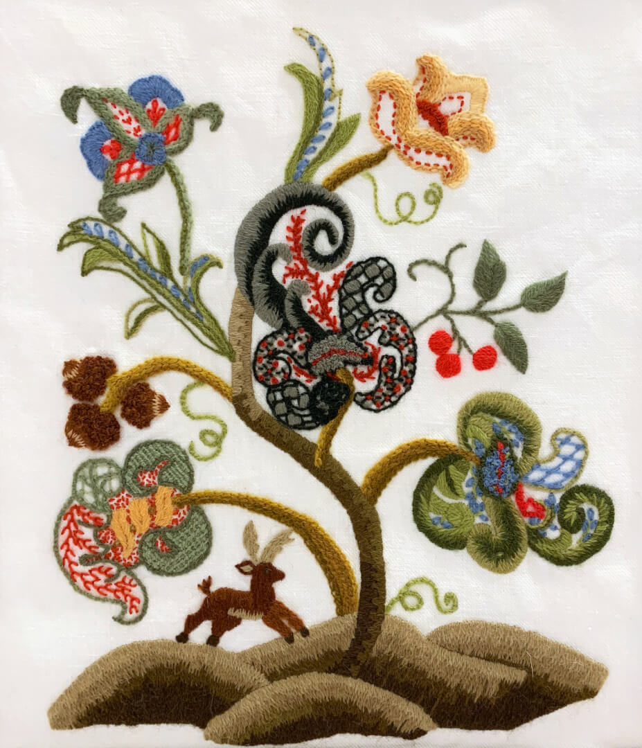 Jacobean Embroidery Patterns Jacobean Crewel Embroidery