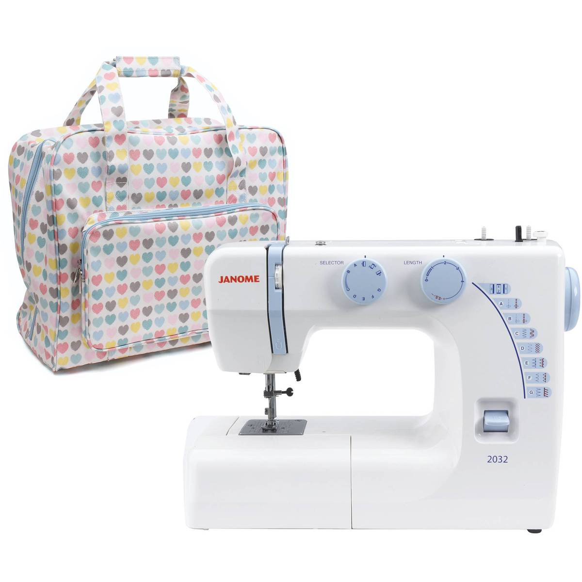 Janome Embroidery Patterns Janome 2032 Sewing Machine And Bag Bundle