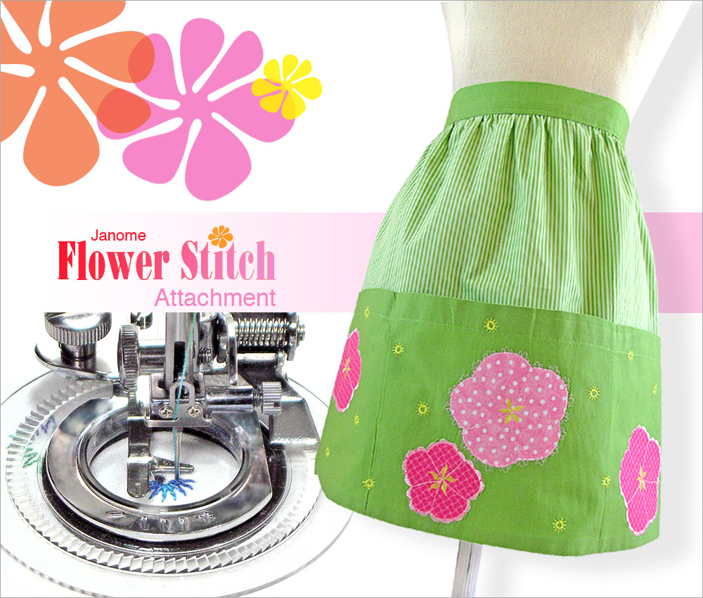 Janome Embroidery Patterns Machine Accessories We Love Janome Flower Stitch Attachment Sew4home