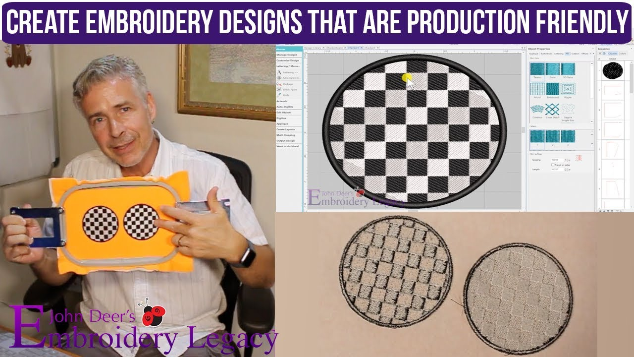 John Deere Embroidery Patterns How To Create Production Friendly Embroidery Designs