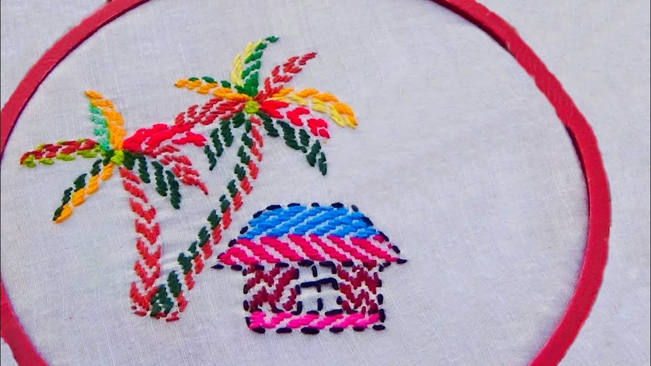Kantha Work Embroidery Patterns Hand Stitch Design Of Nokshi Kantha Stitch Part 1