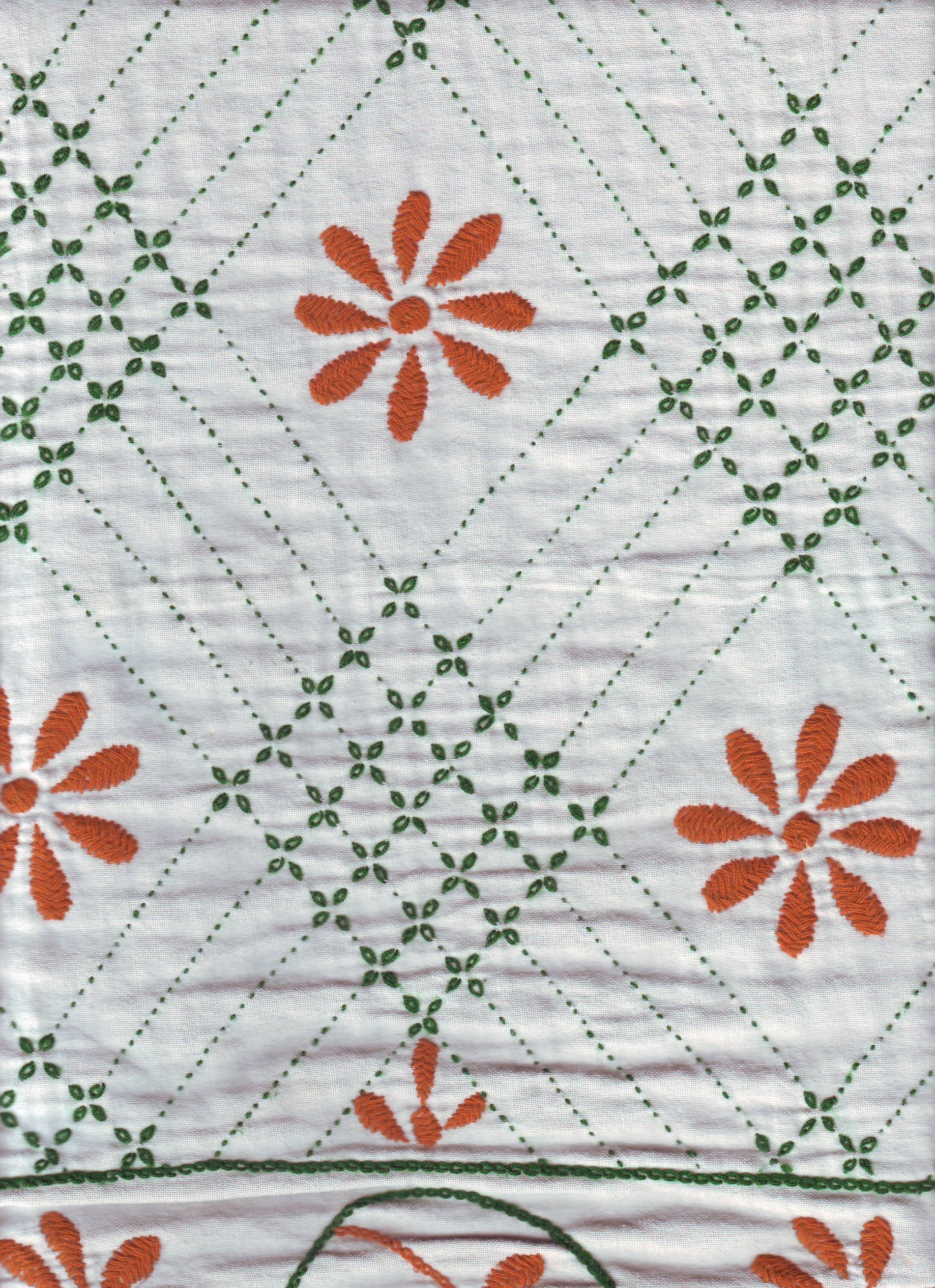 Kantha Work Embroidery Patterns Kantha Is An Important Tool In Green Movement Shree Neelkanth