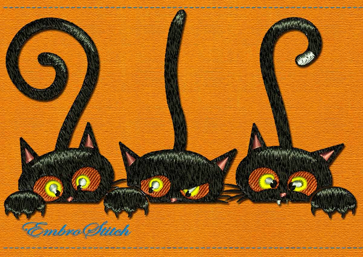 Kitten Embroidery Patterns Cats Embroidery Designs