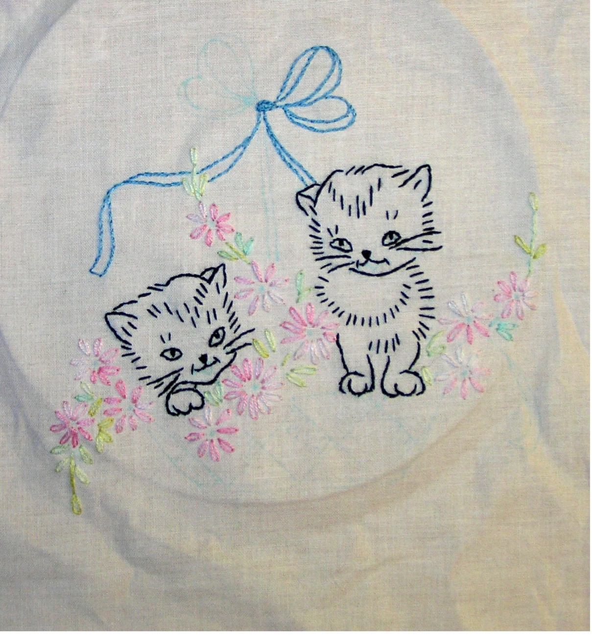 Kitten Embroidery Patterns Kitty And Me Designs Happy First Day Of Spring