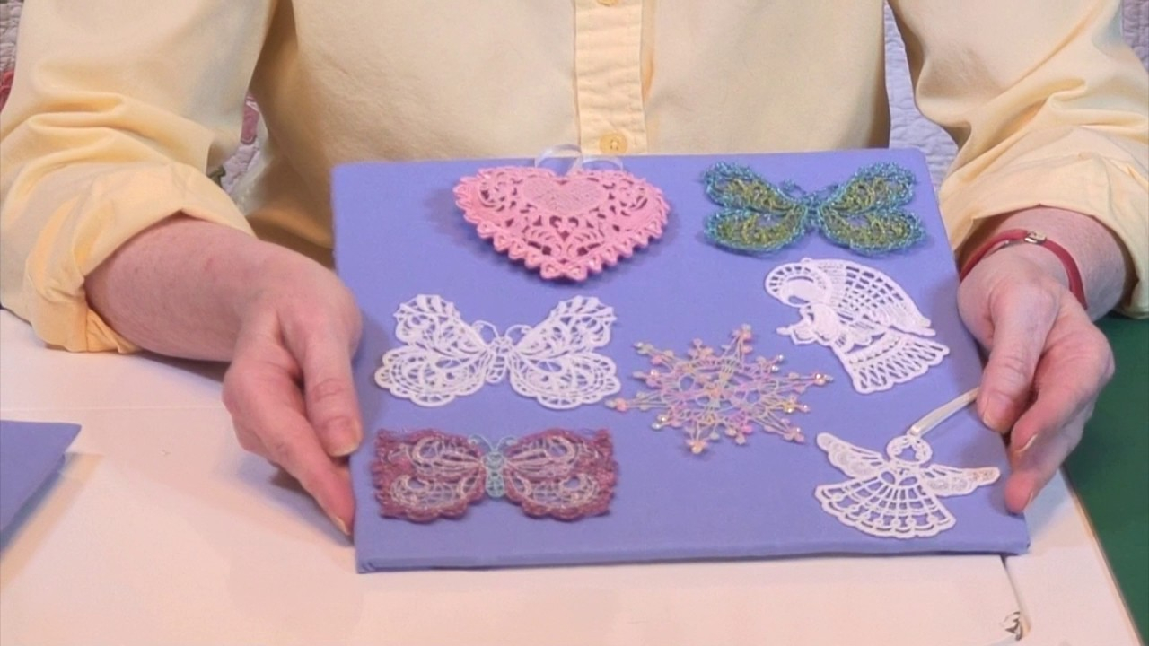 Machine Embroidery Lace Patterns How To Machine Embroider Free Standing Lace