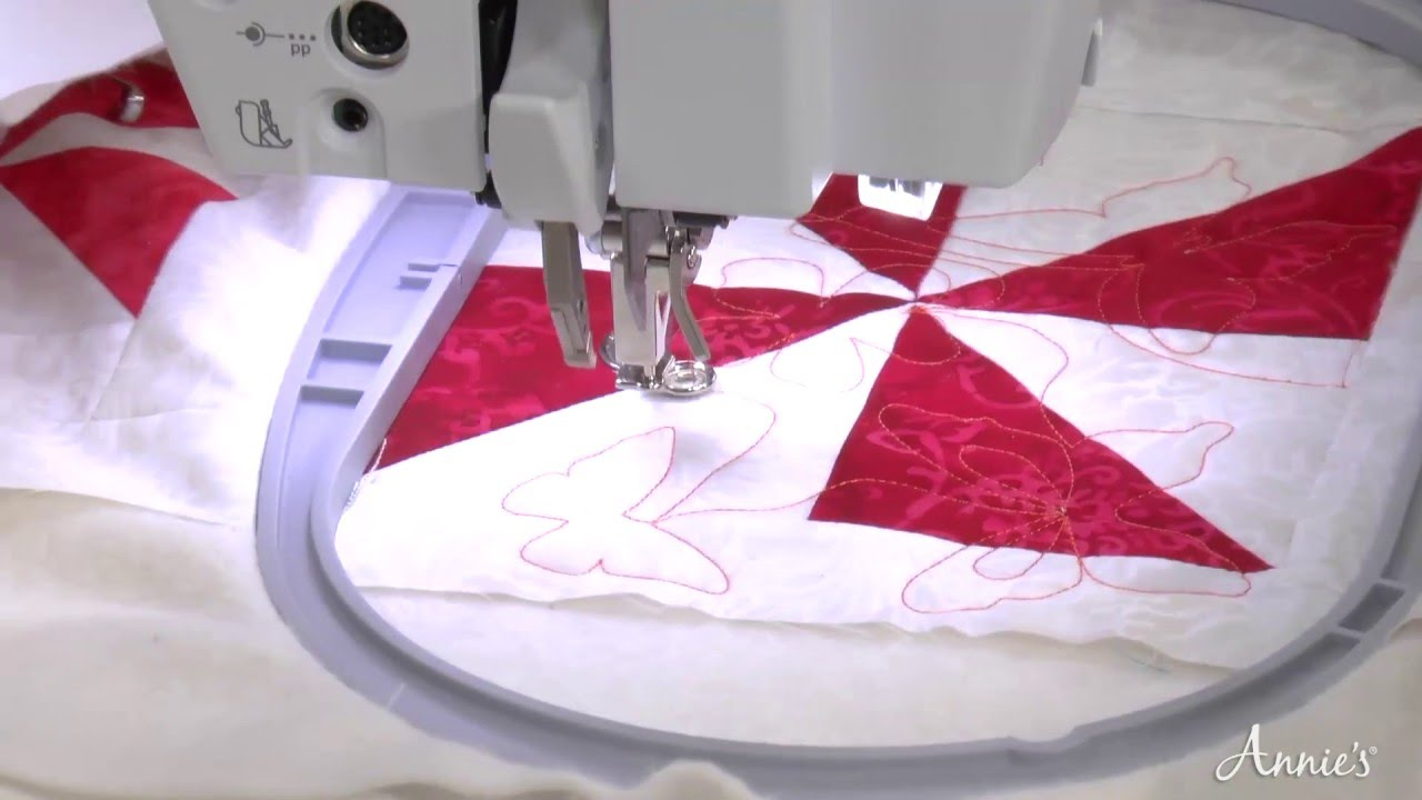 Machine Embroidery Quilt Patterns Learn Edge To Edge Quilting With Your Embroidery Machine An Annies Video Class