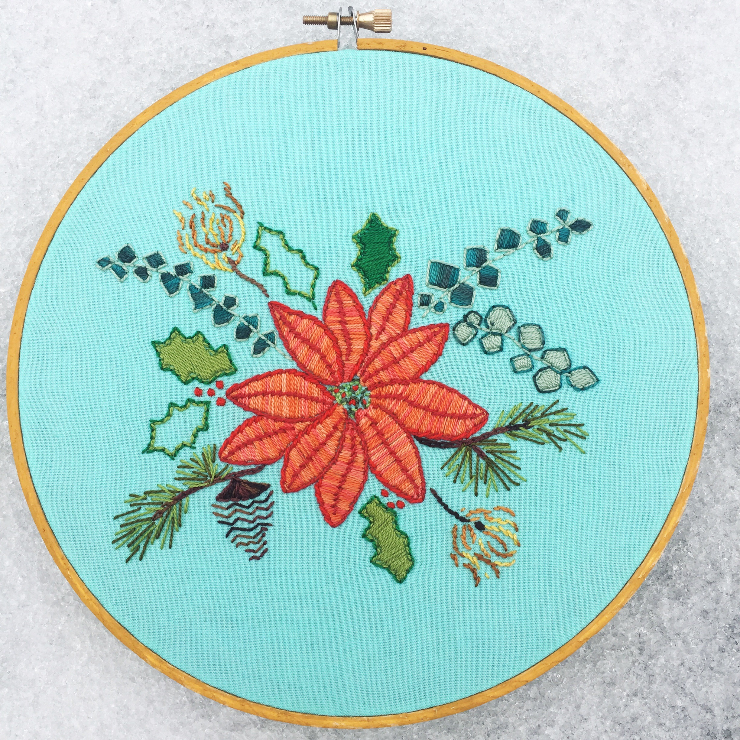 Make Your Own Embroidery Pattern Winter Bouquet A Wildboho Embroidery Pattern Wildboho