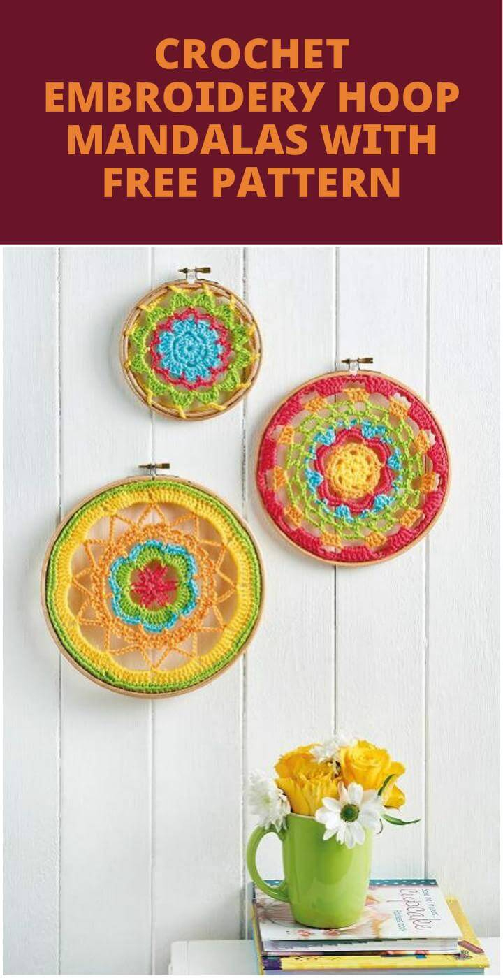 Mandala Embroidery Patterns 60 Free Crochet Mandala Patterns Diy Crafts