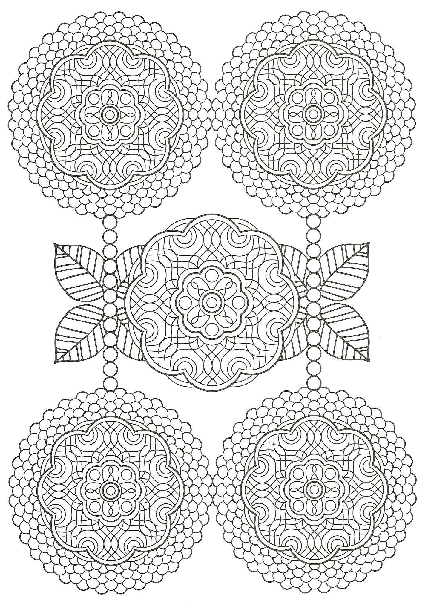 Mandala Embroidery Patterns Elegant Mandala Coloring Therapy Jvzooreview