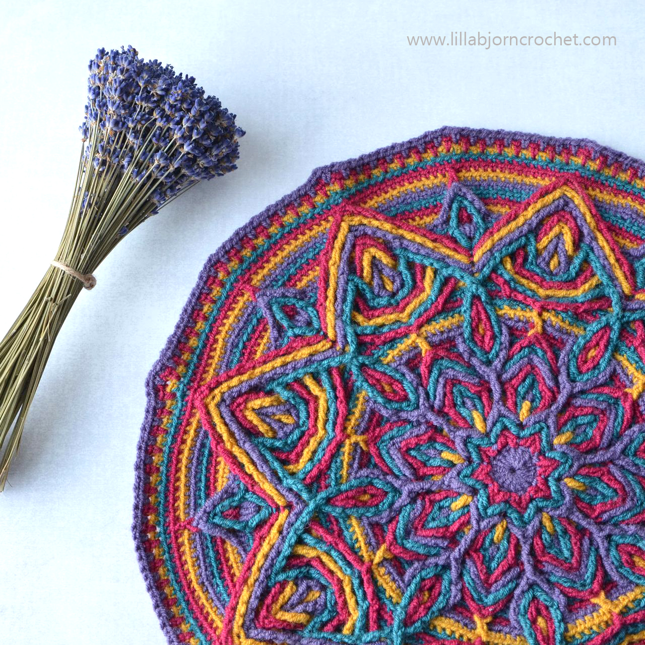 Mandala Embroidery Patterns Illusion Mandala New Overlay Crochet Pattern Lillabjrns Crochet