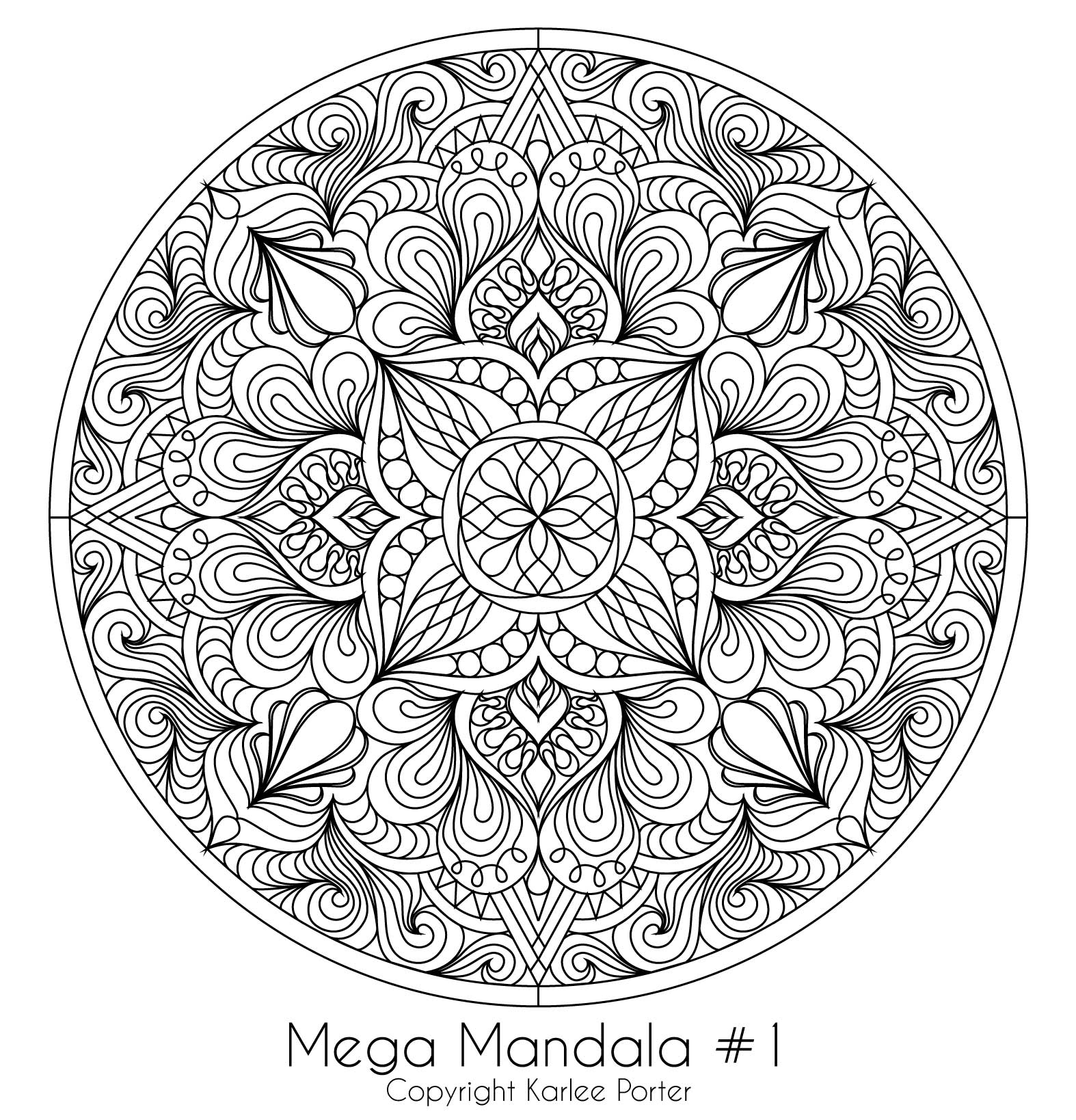 Mandala Embroidery Patterns Mega Mandala Collection