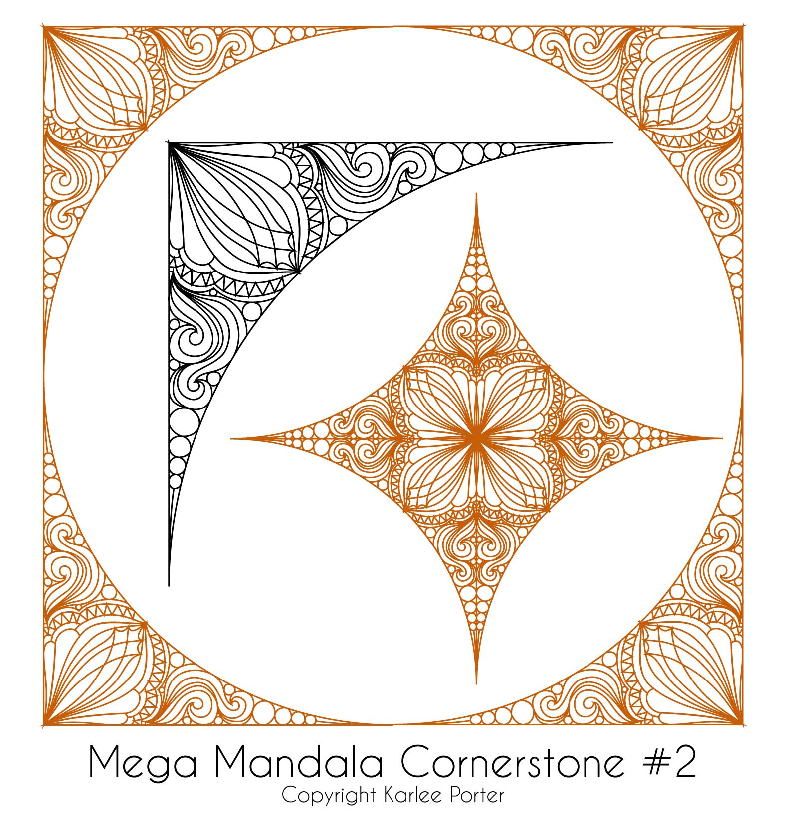 Mandala Embroidery Patterns Mega Mandala Cornerstone 2