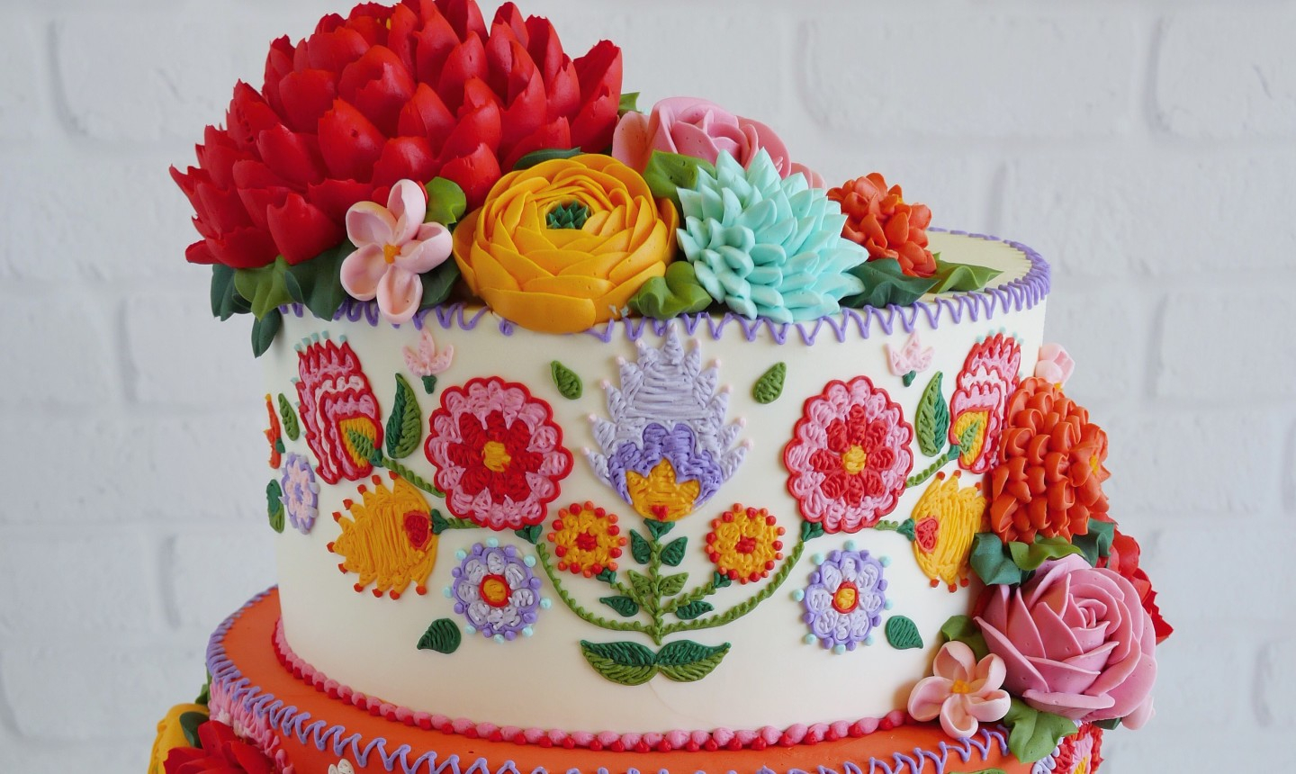 Mexican Embroidery Patterns Viva La Cake Meet The Maker Of Igs Favorite Mexican Embroidery Cakes