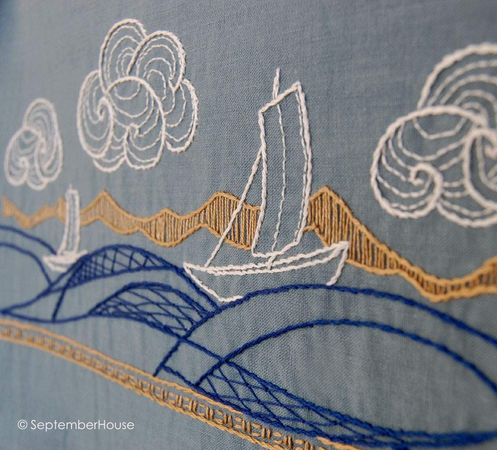 Modern Embroidery Patterns Inspirational So September Wind Water Arrives Modern Embroidery
