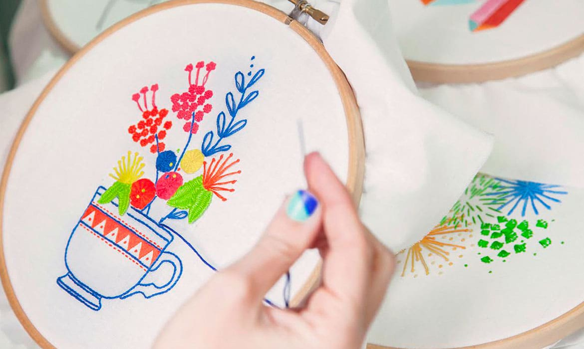 Modern Hand Embroidery Patterns My Modern Met The Big City That Celebrates Creative Ideas