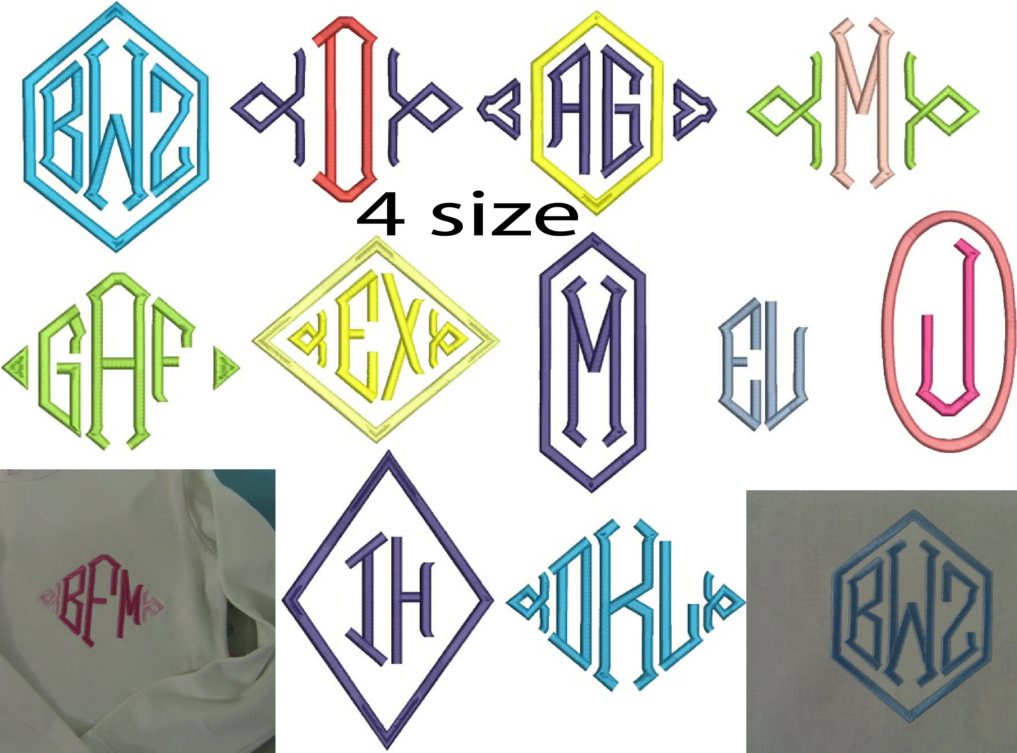 Monogram Patterns For Embroidery Machine Embroidery Designs Digital Designs Embroidery Frame Instant Download Monogram Fonts For Embroidery Monogram Embroidery Fonts