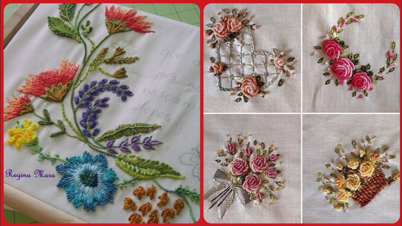 New Hand Embroidery Patterns Top 100 Beautiful And Stunning Hand Embroidery Patterns New Ideas