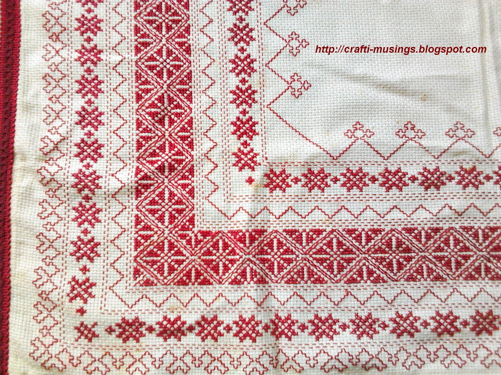 Norwegian Embroidery Patterns Crafti Musings Cross Stitch Norwegian Motif My Best One Yet