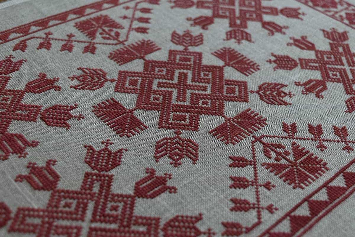 Norwegian Embroidery Patterns Knots Flowers Modern Folk Embroidery