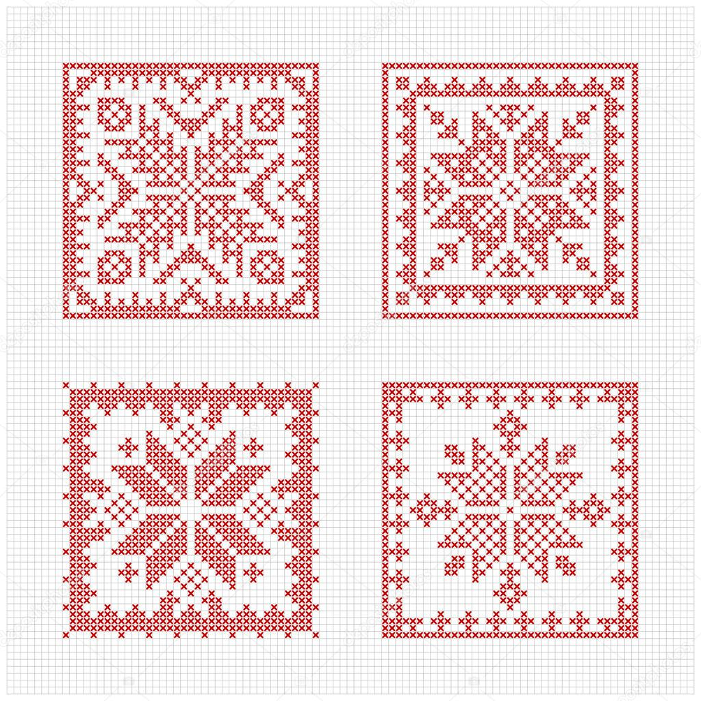 Norwegian Embroidery Patterns Norwegian Cross Stitch Patterns Scandinavian Style Cross Stitch