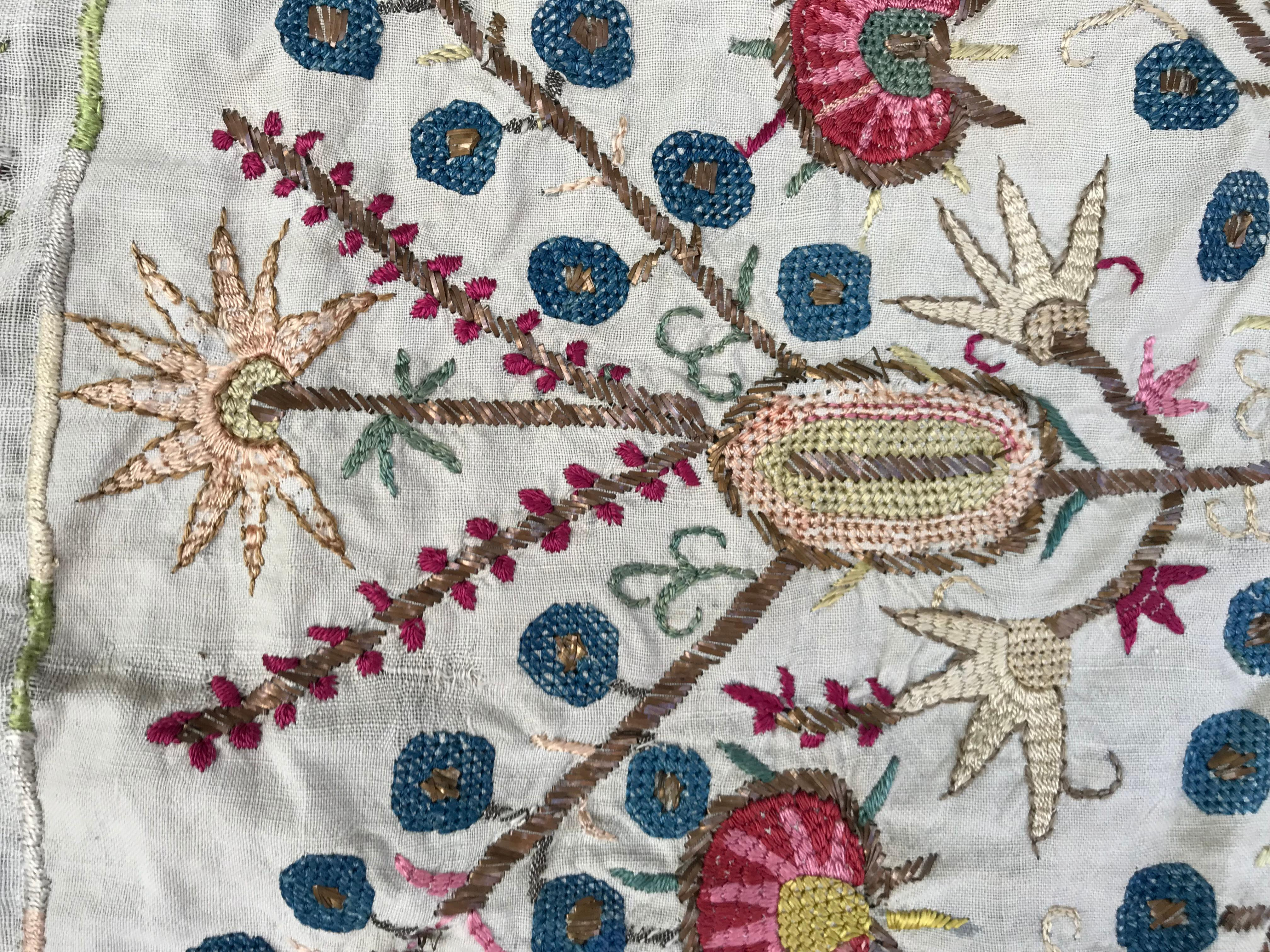 Ottoman Embroidery Patterns Antique Turkish Ottoman Embroidery Anatolian Embroidered Antique Rug