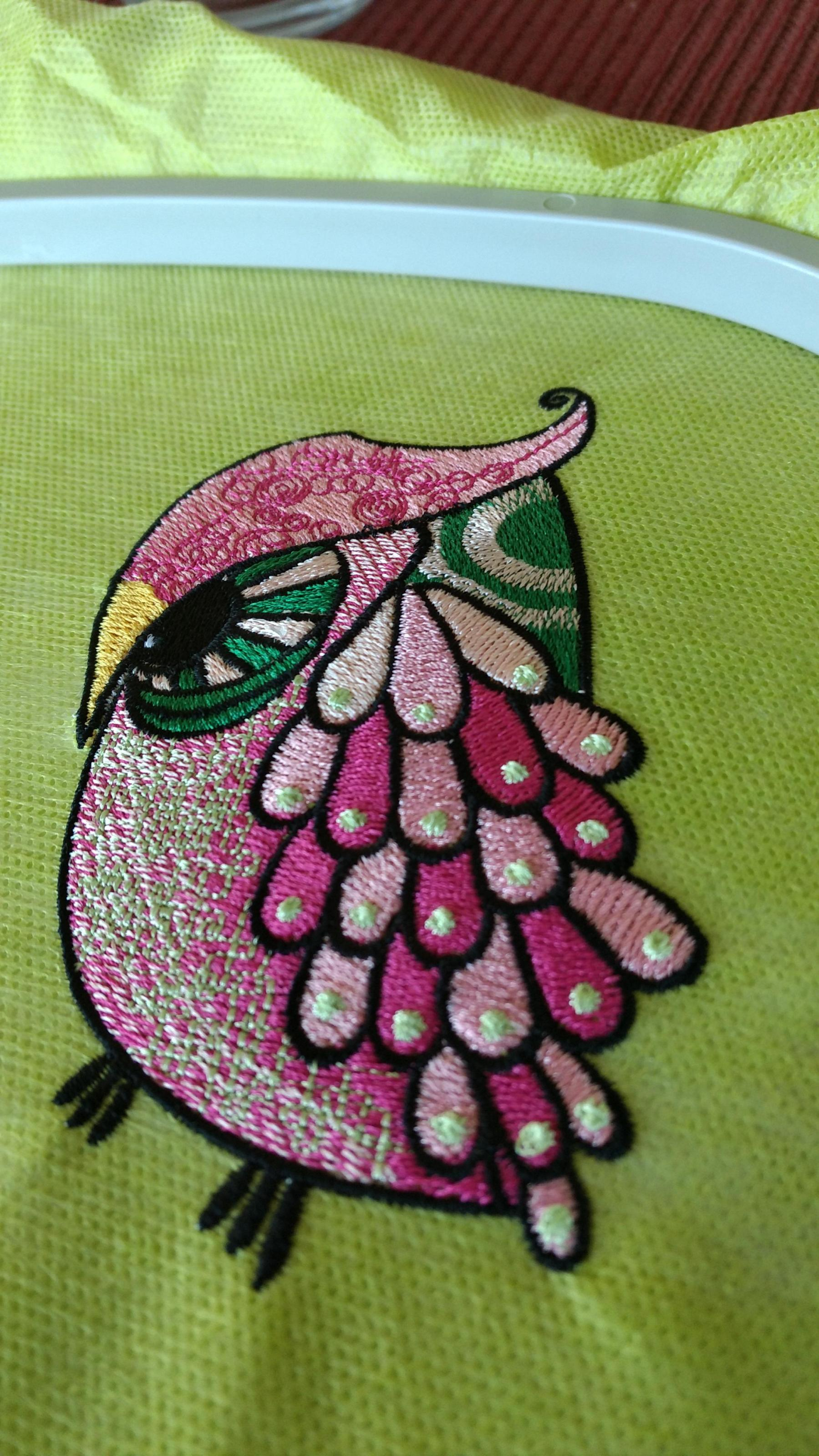 Owl Embroidery Pattern Angry Owl Embroidery Design Showcase With Fauna Embroidery