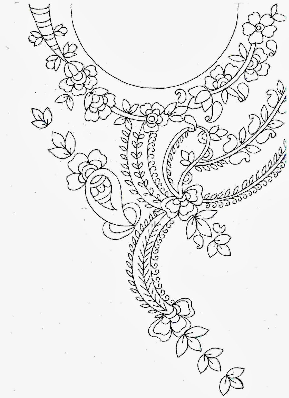 Paisley Embroidery Patterns Embroidery Designs Sketch At Paintingvalley Explore Collection