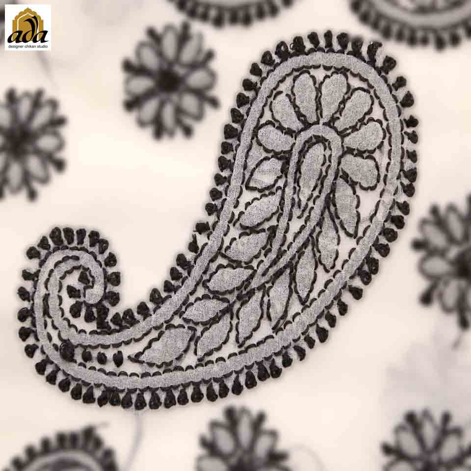 Paisley Embroidery Patterns The Motifs Of Chikankari Ada Chikan Blog