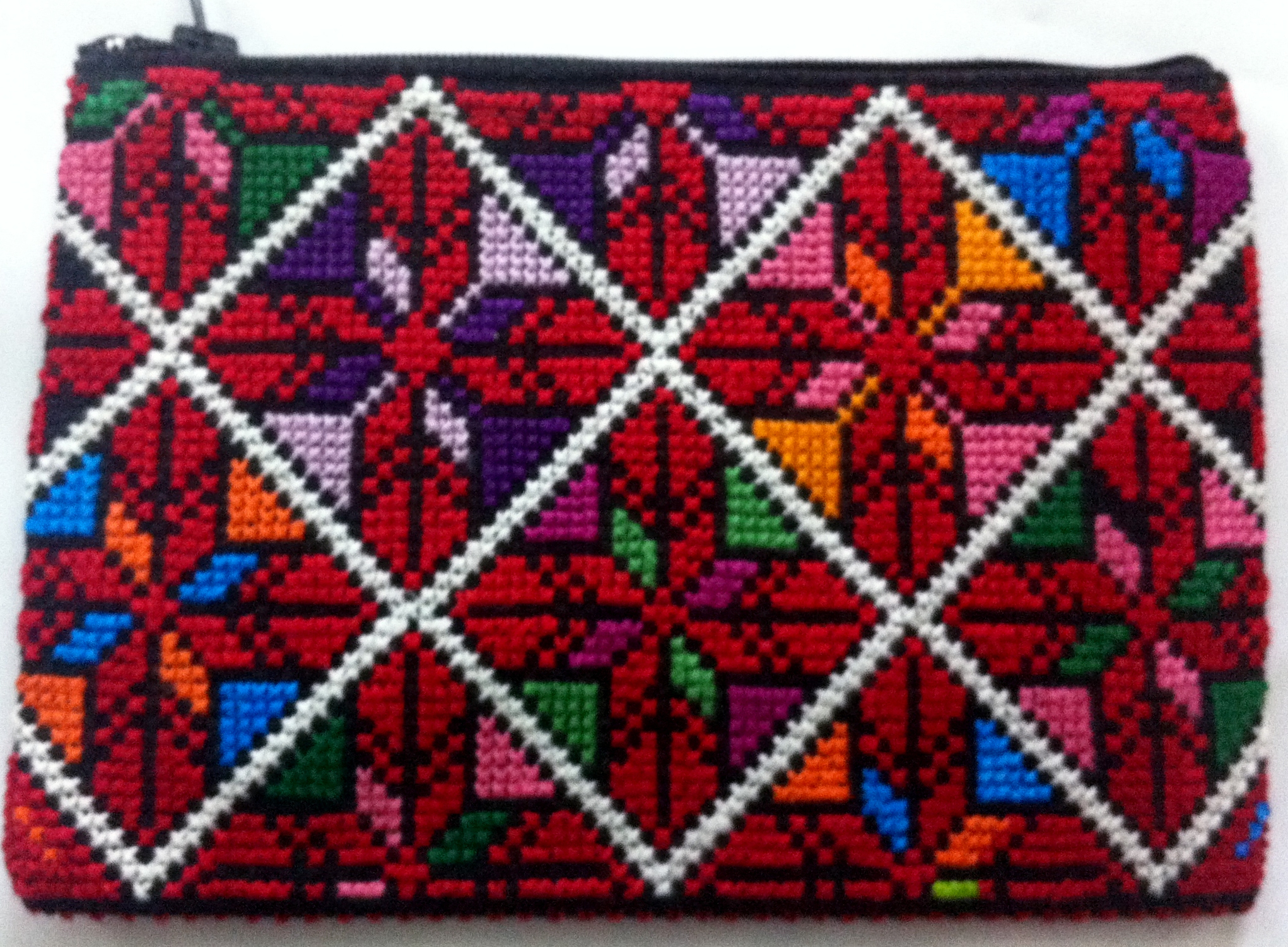 Palestinian Embroidery Patterns Palestinian Cross Stitch Embroidery Wallet And Purses Collection