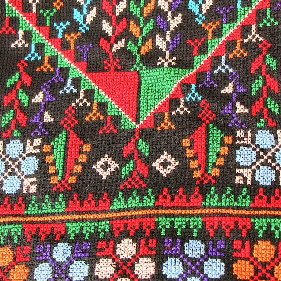 Palestinian Embroidery Patterns Palestinian Embroidery Colors Munir Alawi