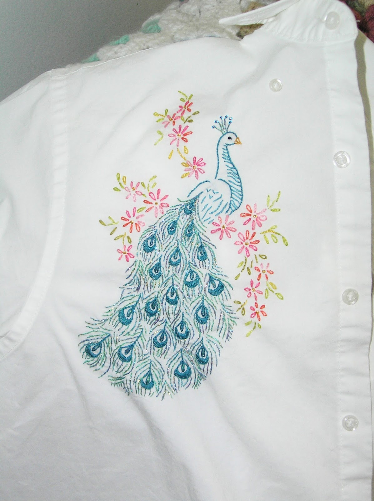 Peacock Embroidery Pattern Kitty And Me Designs Peacock Embroidery Pattern