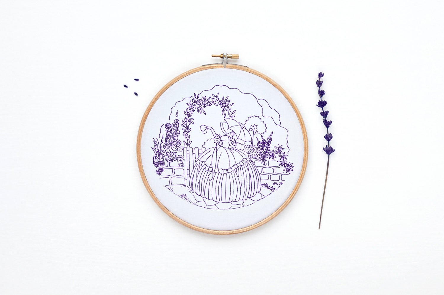 Printable Embroidery Patterns Hand Embroidery Vintage Pdf Pattern Crinoline Lady Embroidery Printable Embroidery Patterns Embroidery Pattern Pdf