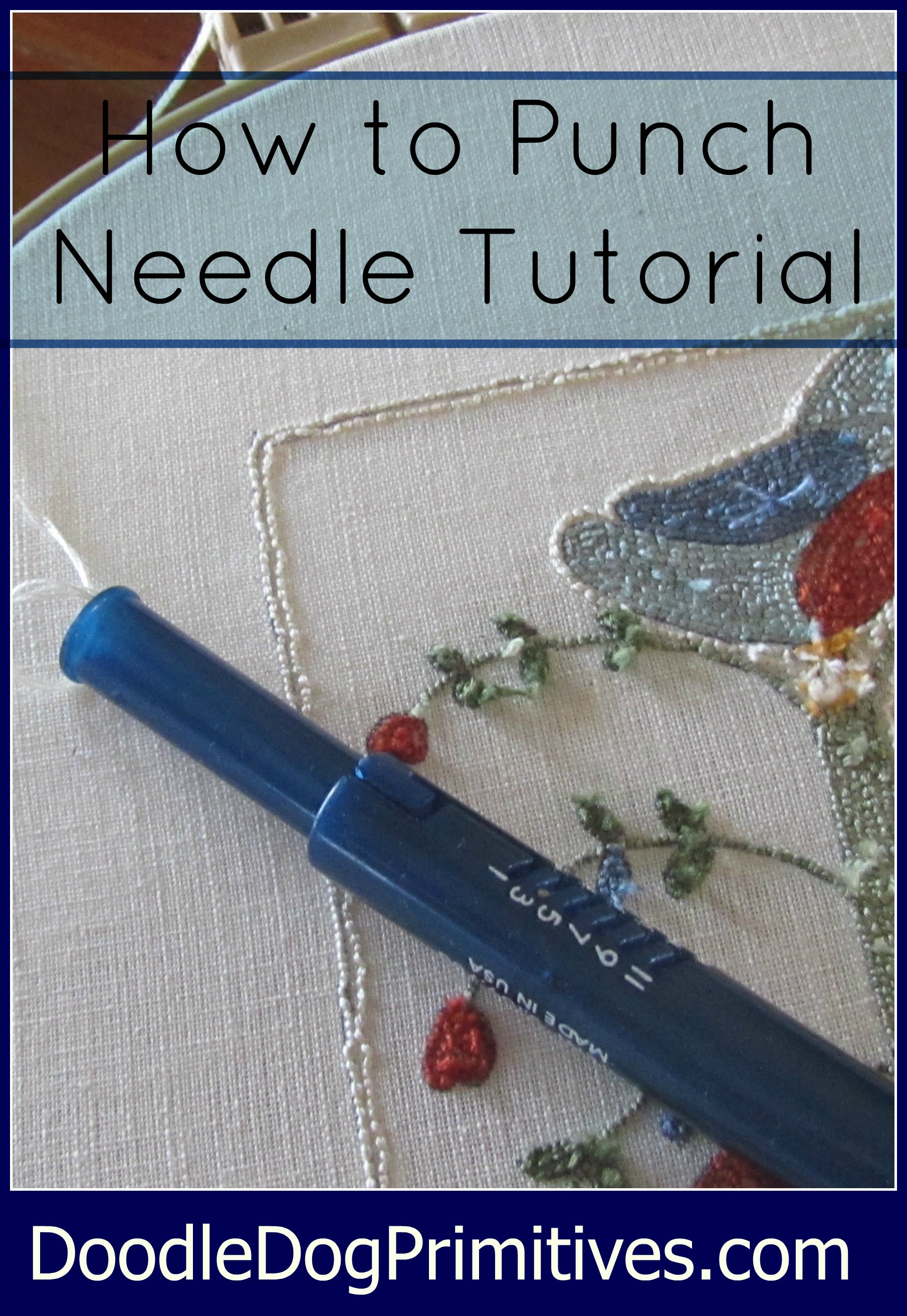 Punch Needle Embroidery Patterns How To Punch Needle Series 1 Tracing The Pattern Doodledog