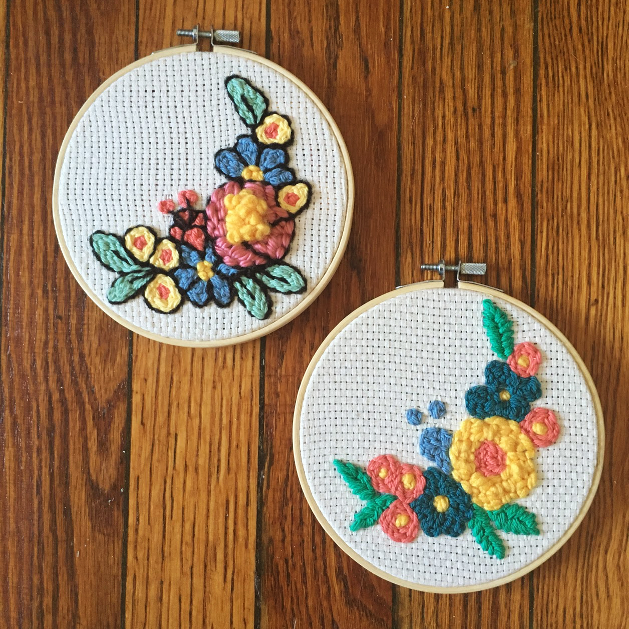 Punch Needle Embroidery Patterns Loving Frida Series Set Of 2 Punch Needle Pdf Patterns