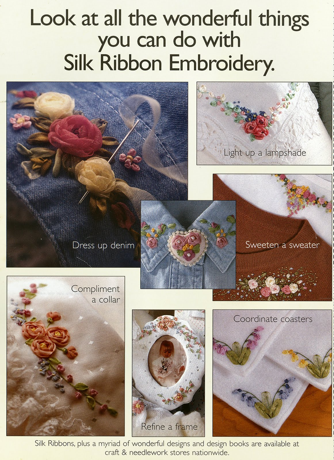 Ribbon Embroidery Patterns Ribbonsmyth Bucilla Silk Ribbon Embroidery Patterns Vickie Brown
