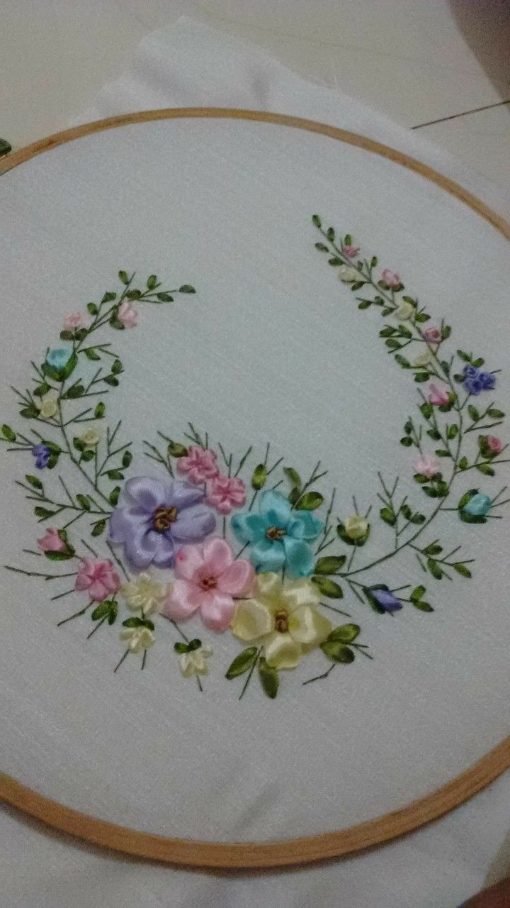 Ribbon Embroidery Patterns Silk Ribbon Embroidery Flowers Tutorial Flowers Healthy