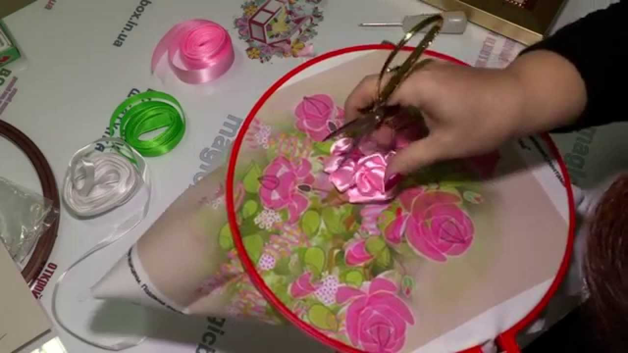 Ribbon Embroidery Patterns Videos Wonderful Diy Pretty Embroidery Silk Ribbon Rose