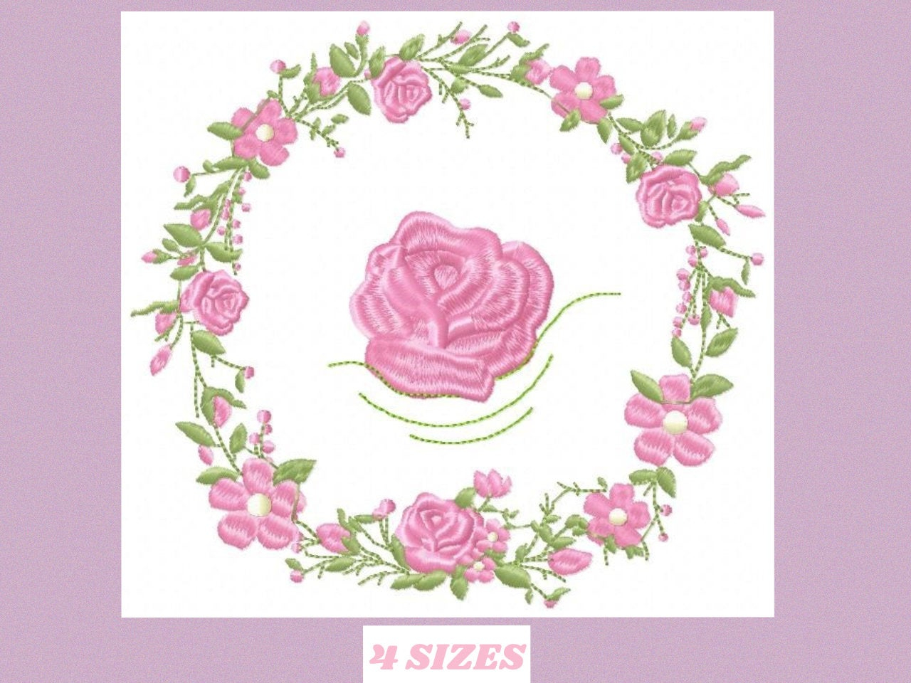 Rose Embroidery Pattern Frame Embroidery Designs Flower Embroidery Design Machine Embroidery Pattern Rose Embroidery File Girl Embroidery Roses Frame Design