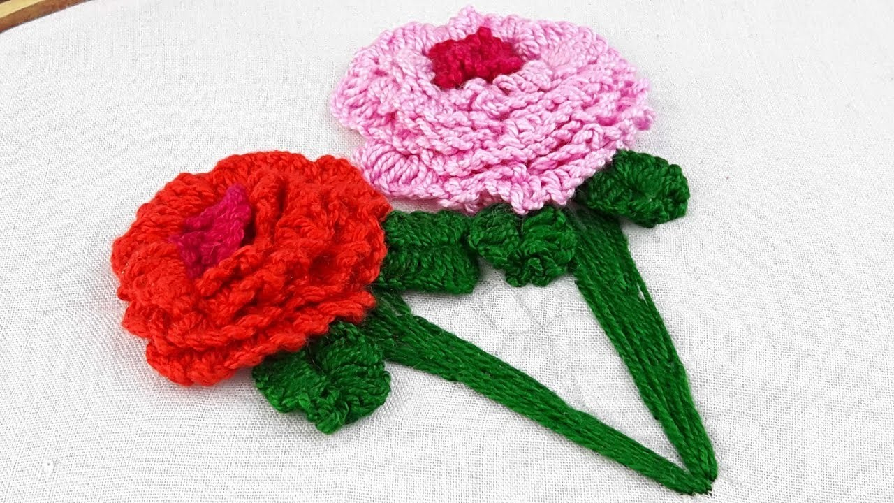 Rose Embroidery Pattern Hand Embroiderybrazilian Embroidery Patternlatest Rose Embroidery