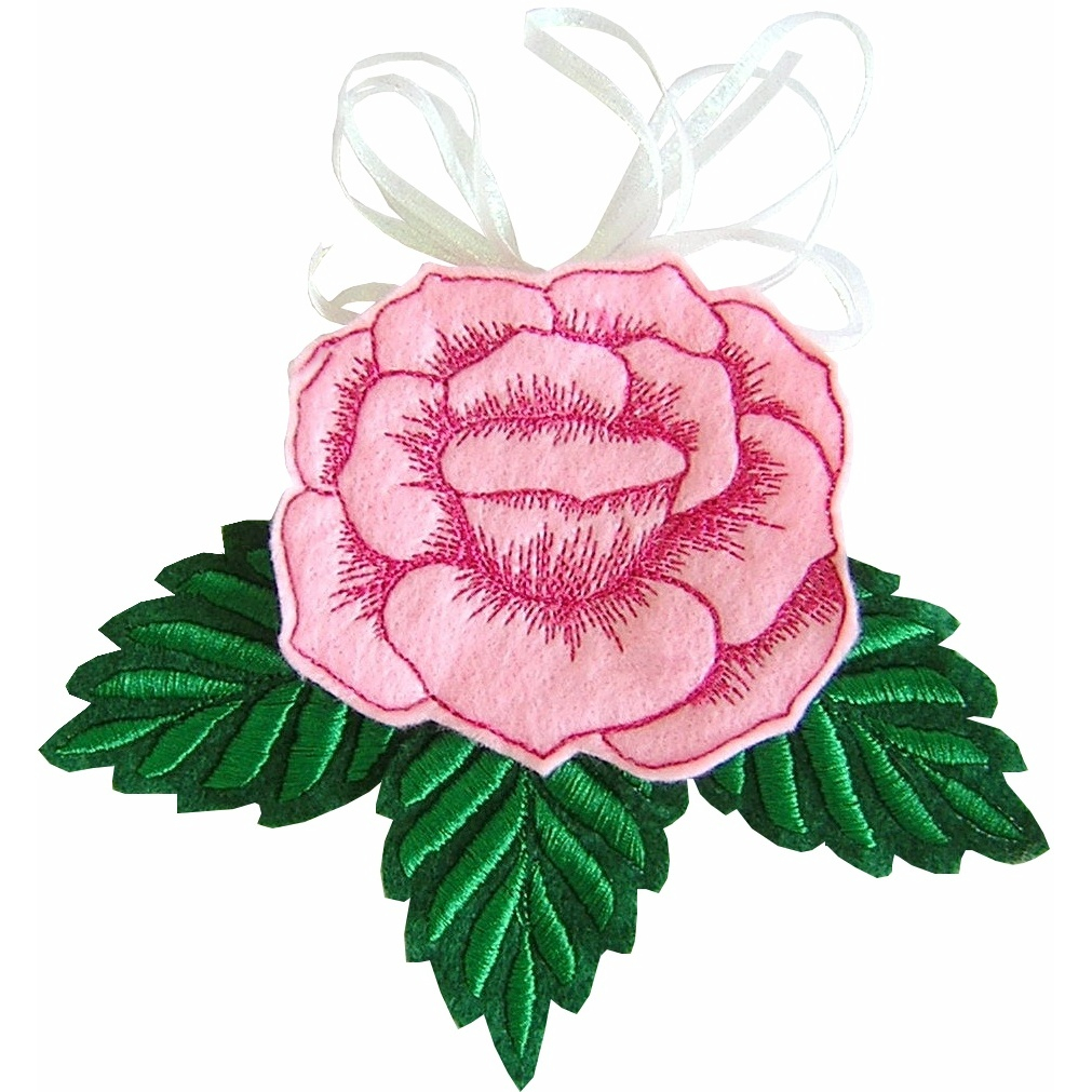 Rose Embroidery Pattern Rose Sew In The Hoop Treatbag Embroidery Design 399 Golden