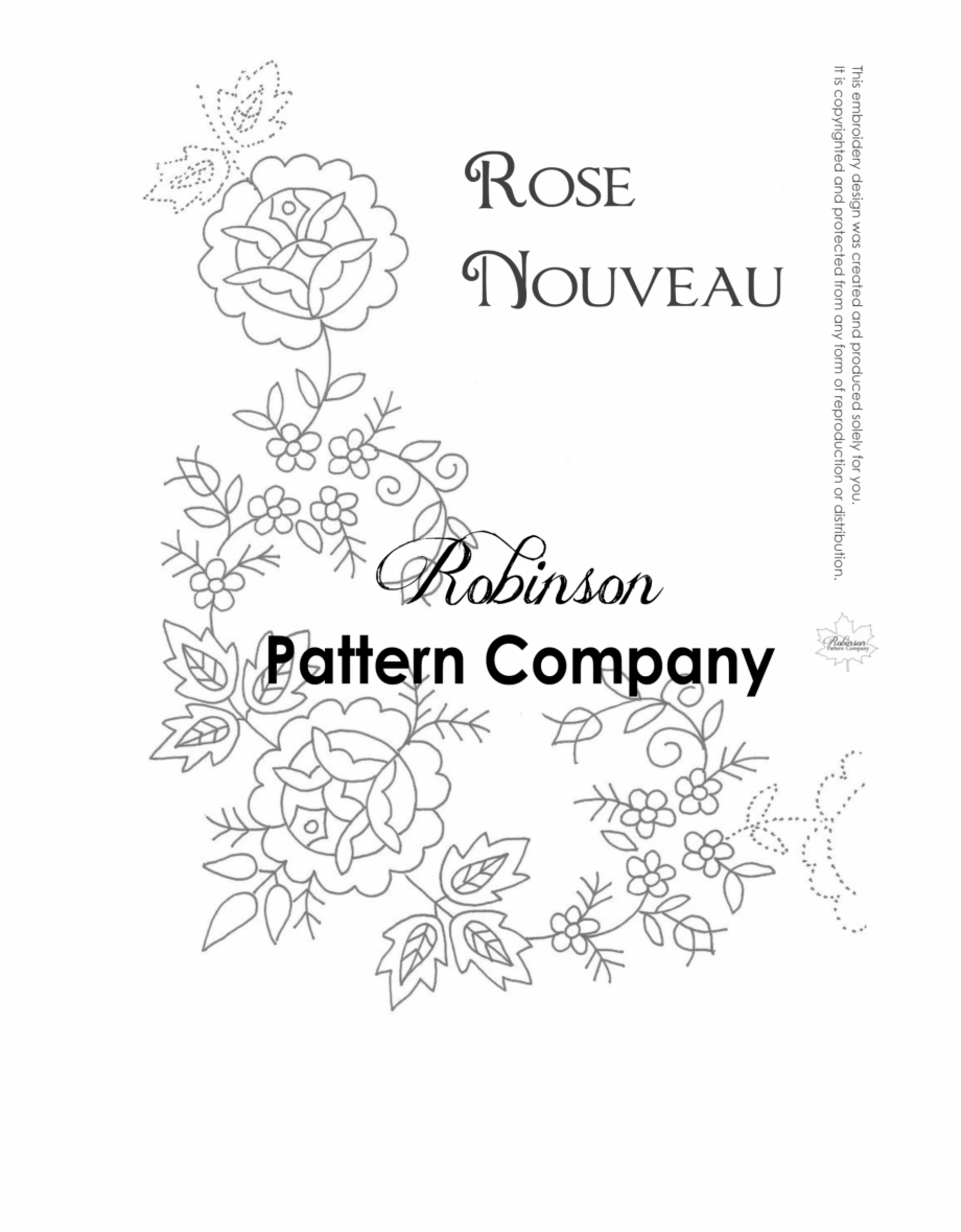 Rose Patterns For Embroidery Hand Embroidery Patterns Flowers Transparent Png Download For Free