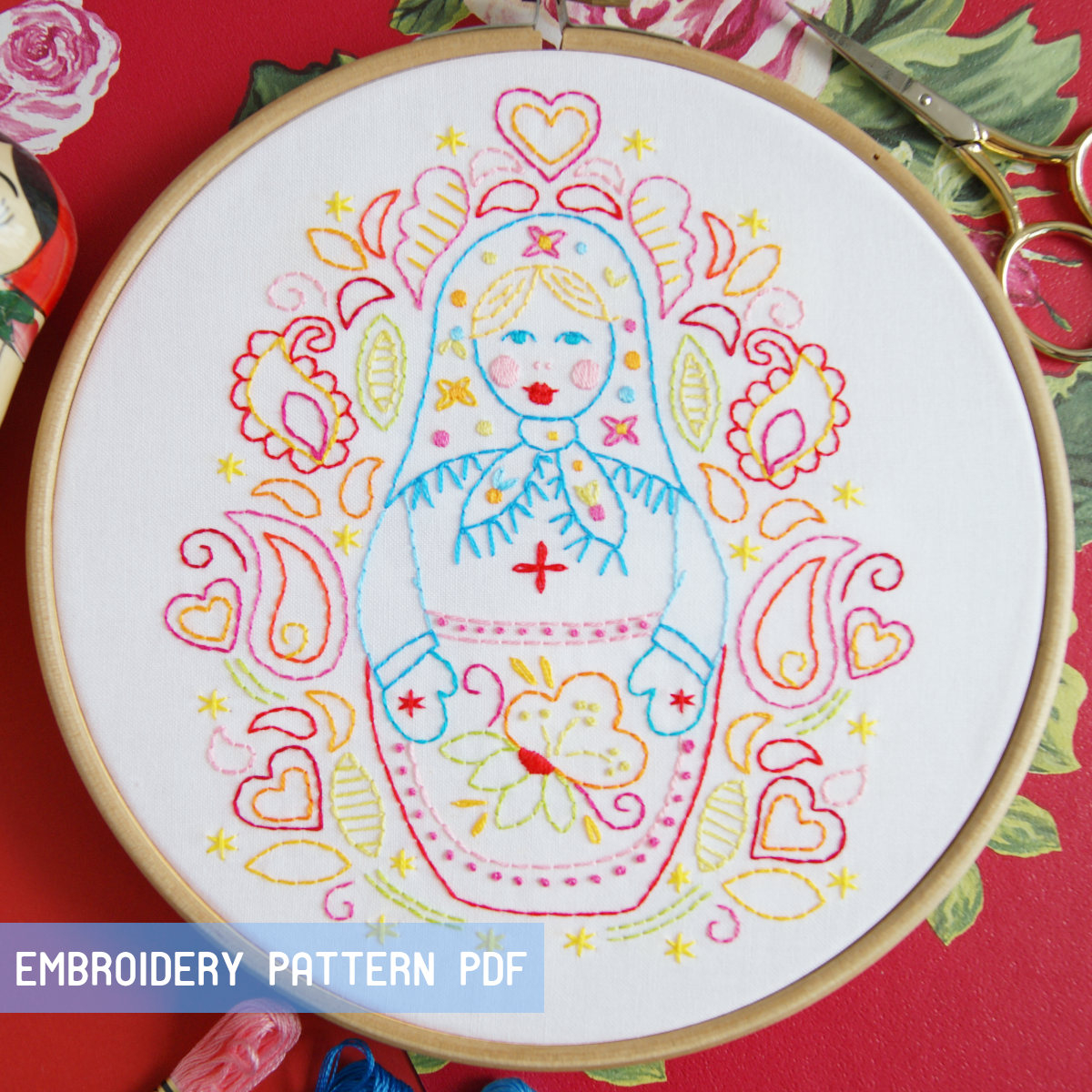 Russian Embroidery Patterns Embroidery Patterns Polka Bloom