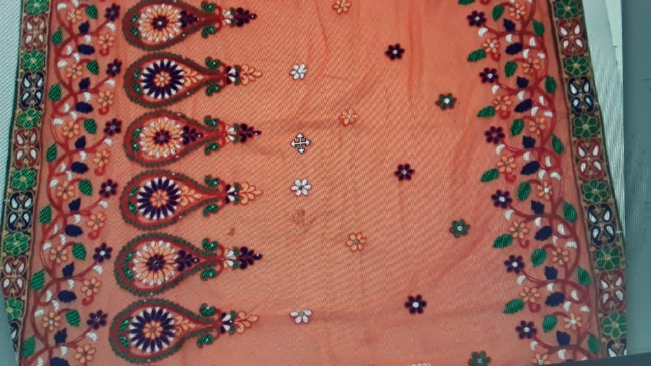 Saree Embroidery Patterns Chain Stitch Saree Saree Embroidery Design Embfreein