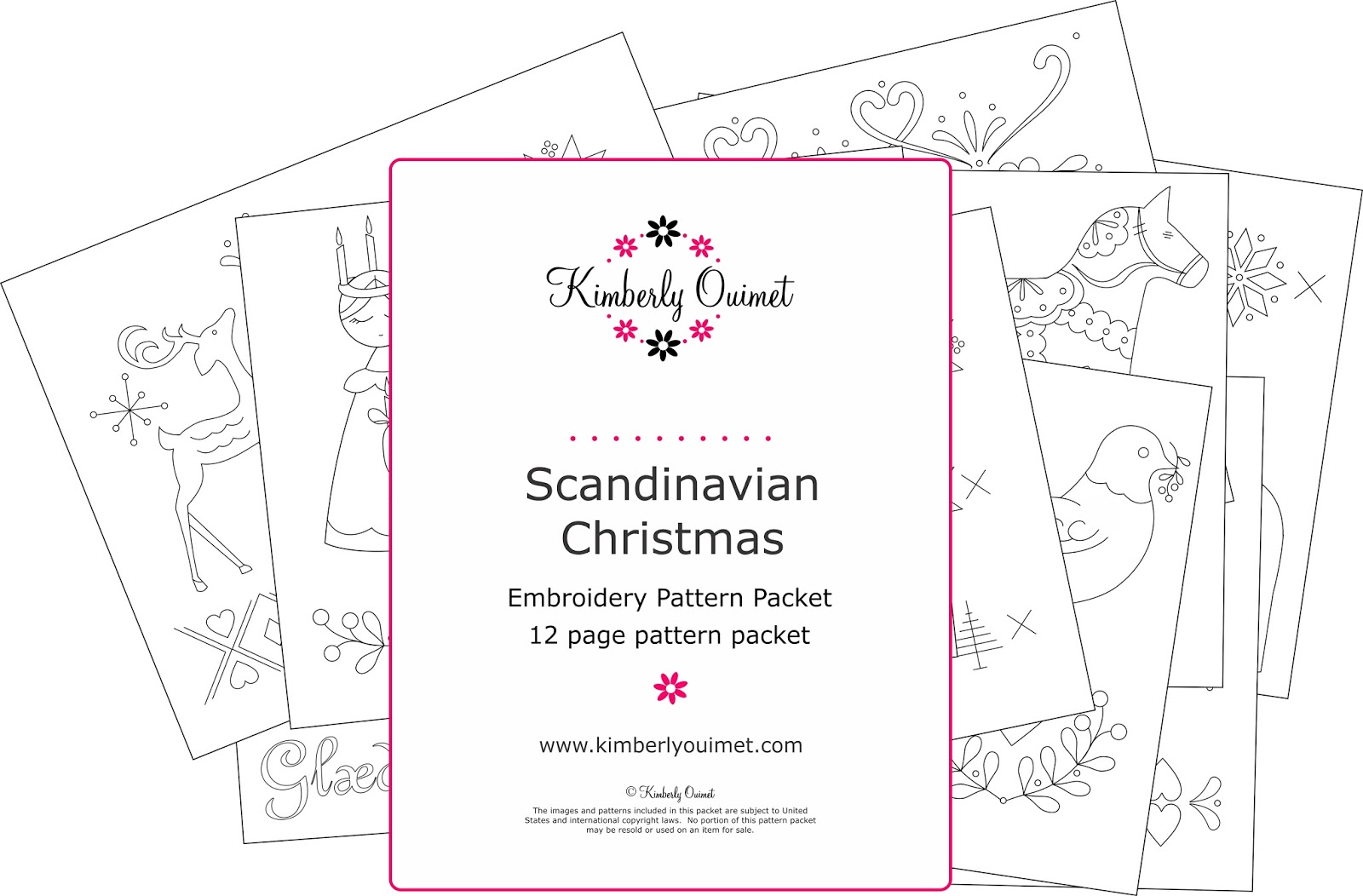 Scandinavian Embroidery Patterns Free Big B Scandinavian Christmas