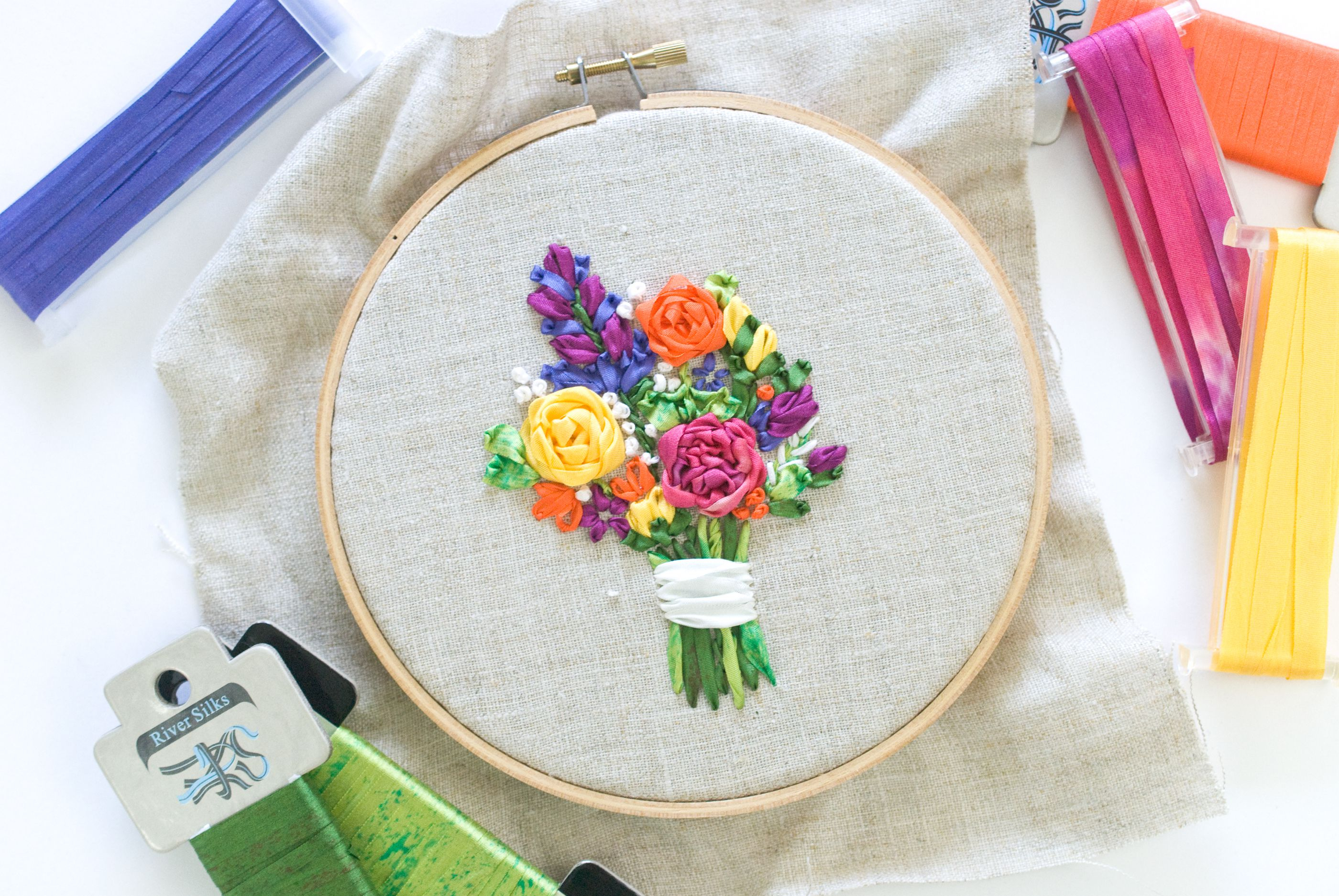 Silk Embroidery Patterns Free The Basics Of Silk Ribbon Embroidery