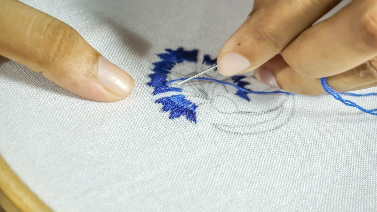 Silk Embroidery Patterns Free Thread Embroidery Designs Diy Hand Stitching Handiworks 95