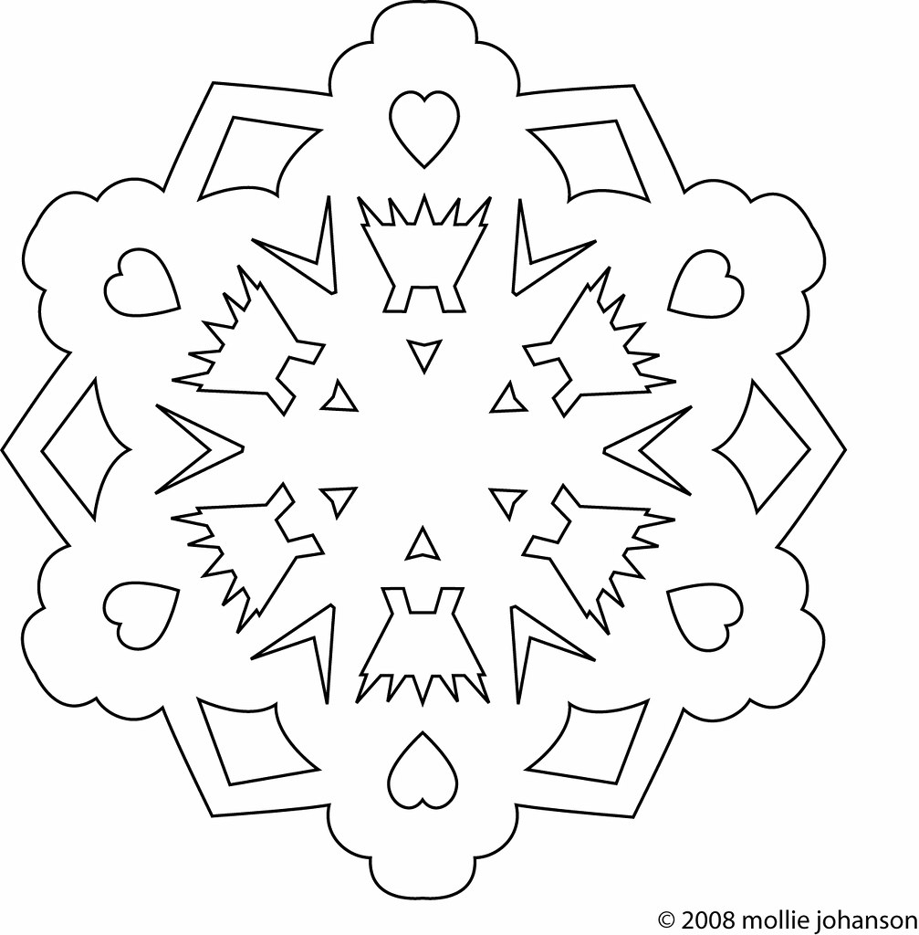 Snowflake Embroidery Pattern Free Snowflake Embroidery Pattern This Is Based On One Of Flickr