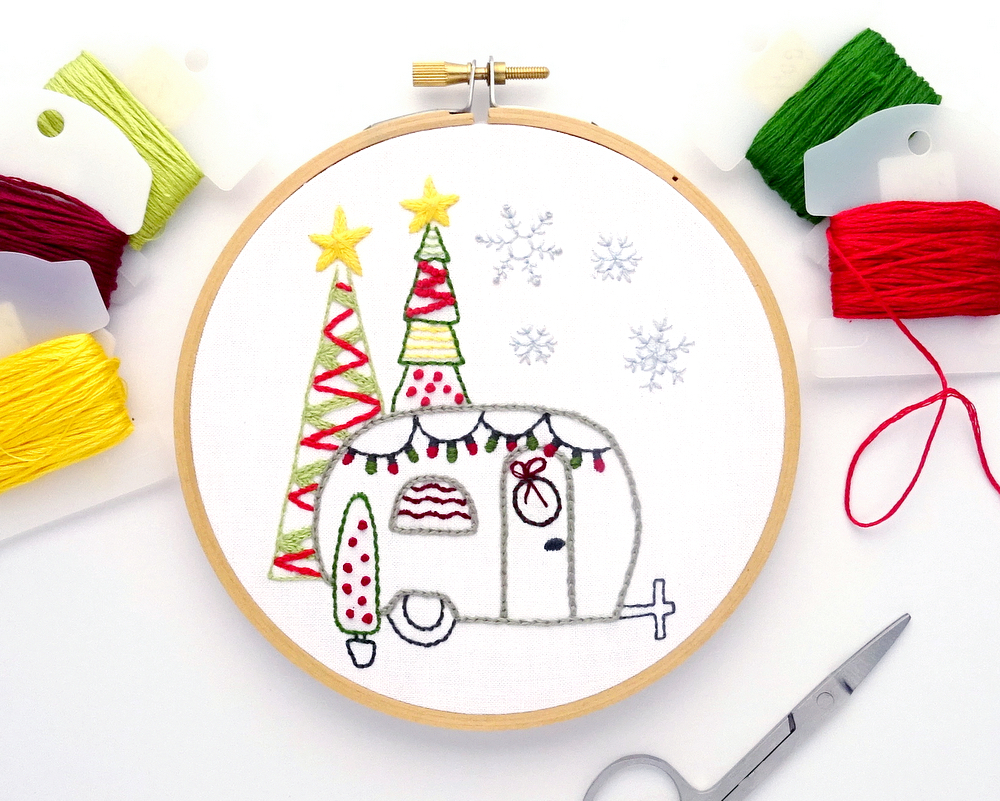 Snowflake Embroidery Pattern Simple Snowflake Embroidery Pattern Tutorial Wandering Threads