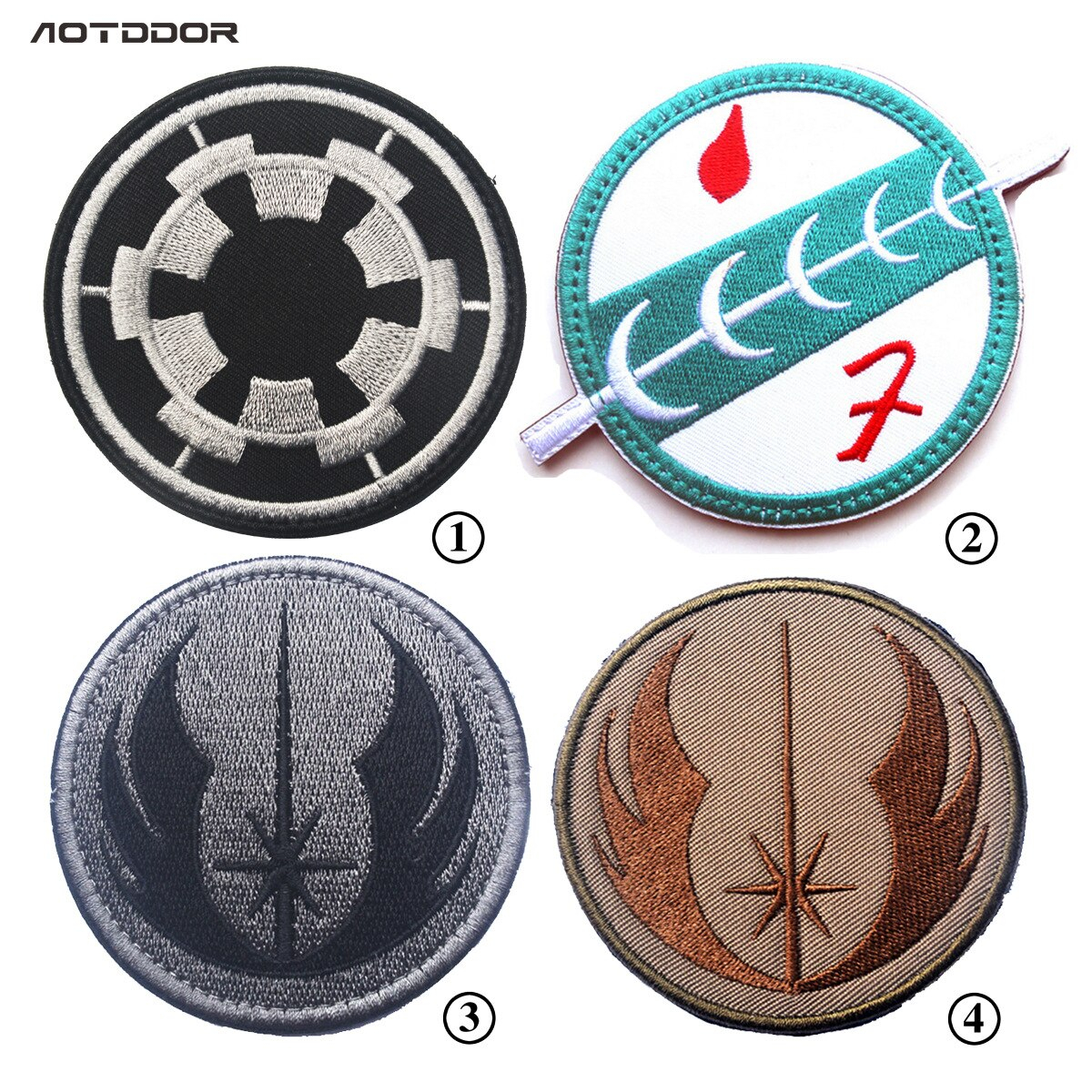 Star Wars Embroidery Pattern Embroidery Armband Star Wars Jedi Order Mandalorian Wave Bounty Hunter Boba Fett Emblem Patches
