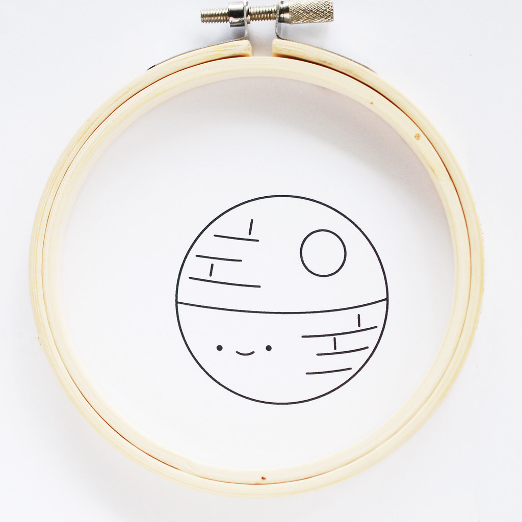 Star Wars Embroidery Pattern Star Wars Day Embroidery Patterns Grab The Free Pattern On Flickr